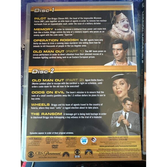 Mission Impossible DVD The Original TV Series Complete First Season Used Box Set - Picture 7 of 14